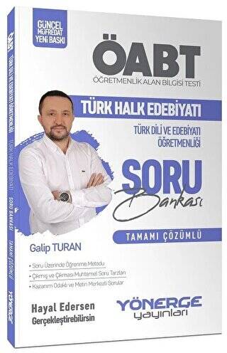 ÖABT Türk Dili ve Edebiyatı Öğretmenliği Türk Halk Edebiyatı Soru Bankası Çözümlü - 1
