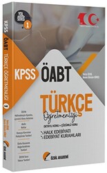 2023 ÖABT Türkçe 1. Kitap Halk Edebiyatı Konu Anlatımlı Soru Bankası - 1