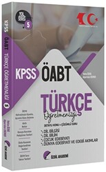 ÖABT Türkçe 5. Kitap Dil Bilgisi, Dil Bilim, Çocuk Edebiyatı Konu Anlatımlı Soru Bankası - 1