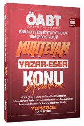 ÖABT Türkçe-Edebiyat Muhtevam Yazar Eser Konu Anlatımı - 1
