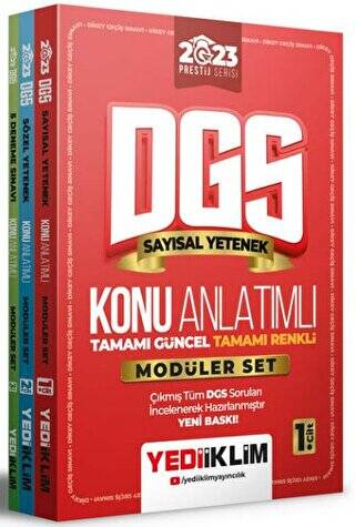 2023 Prestij Serisi DGS Konu Anlatımlı Modüler Set - 1