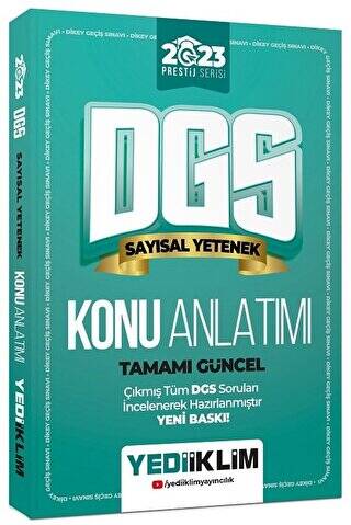 2023 Prestij Serisi DGS Sayısal Yetenek Konu Anlatımı - 1