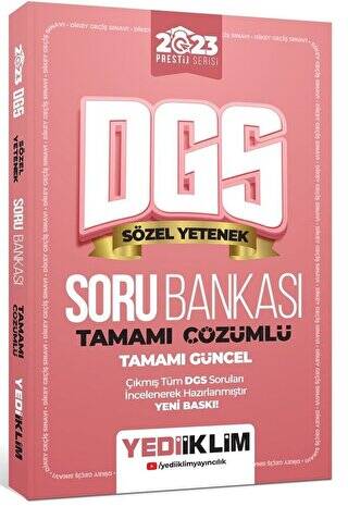2023 Prestij Serisi DGS Sözel Yetenek Tamamı Çözümlü Soru Bankası - 1