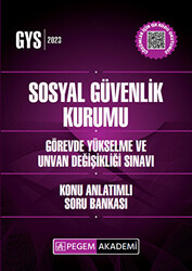 2023 Sosyal Güvenlik Kurumu Görevde Yükselme Ve Unvan Değişikliği Sınavları İçin Konu Anlatımlı Soru Bankası - 1