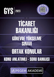 2023 Ticaret Bakanlığı Ortak Konular Görevde Yükselme Konu Anlatımlı Soru Bankası - 1