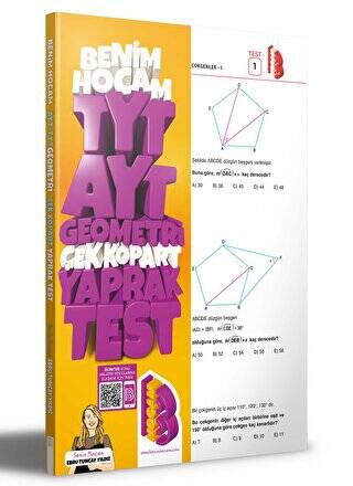 2023 TYT - AYT Geometri Çek Kopar Yaprak Test - 1
