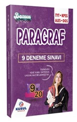 2023 TYT KPSS ALES DGS Başucu Serisi Paragraf 9x20 Deneme Sınavı - 1