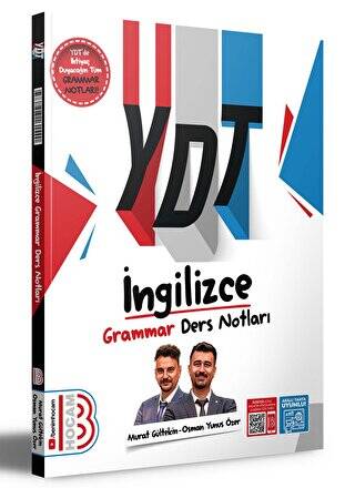 2024 YDT İngilizce Grammar Ders Notları - 1