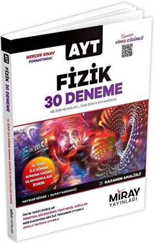 2023 YKS AYT Fizik 30 Deneme Video Çözümlü - 1