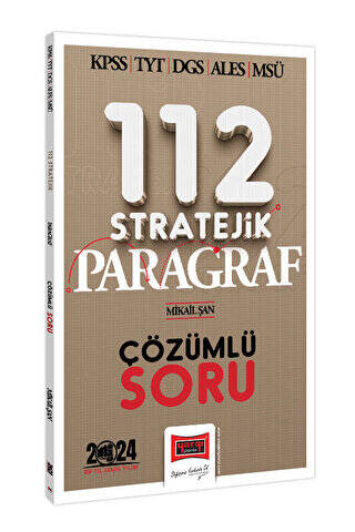 2024 112 Stratejik Paragraf Soru Bankası - 1
