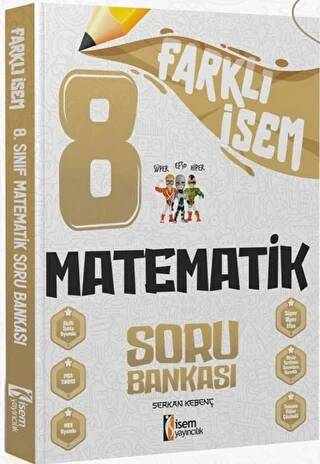 2024 8. Sınıf Farklı İsem Matematik Soru Bankası - 1