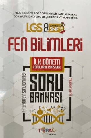 2025 8. Sınıf Yeni Sistem LGS Fen Bilimleri Dijital Çözümlü Soru Bankası - 1