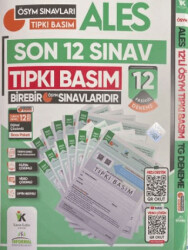 2024 ALES ÖSYM Tıpkı Basım Çıkmış Soru 12li Deneme Paketi Video Ve Dijital Çözümlü Türkiye Geneli - Karakutu Yayın