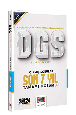 2024 DGS Çıkmış Sorular Tamamı Çözümlü Son 7 Yıl 16 Temmuz 2023 Sınavı Dahil - 1