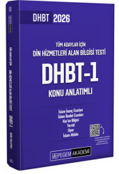 2025 Din Hizmetleri Alan Bilgisi Testi DHBT-1 Konu Anlatımlı - Pegem Akademi Yayıncılık
