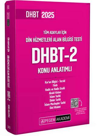 2025 Din Hizmetleri Alan Bilgisi Testi DHBT-2 Konu Anlatımlı - 1