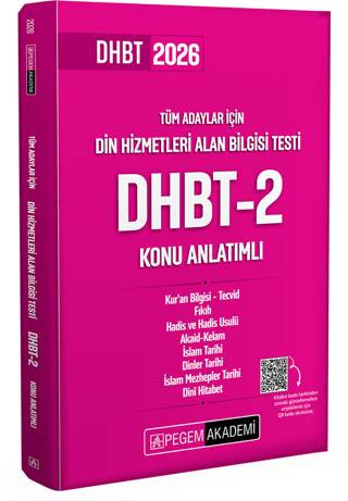 2025 Din Hizmetleri Alan Bilgisi Testi DHBT-2 Konu Anlatımlı - 1