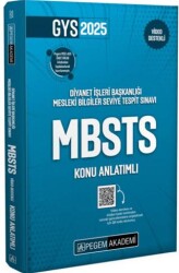 2025 Diyanet İşleri Başkanlığı Mesleki Bilgiler Seviye Tespit Sınavı MBSTS Konu Anlatımlı - 1