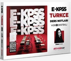 2024 E-KPSS Türkçe Video Ders Notları - Aklımdavar Yayıncılık