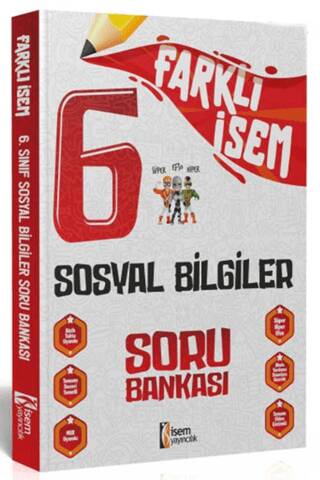 Farklı İsem 6. Sınıf Sosyal Bilgiler Soru Bankası - 1