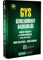 2024 Genelkurmay Başkanlığı Görevde Yükselme ve Unvan Değişikliği Sınavlarına Hazırlık Konu Anlatımlı Soru Bankası - Pegem Akademi Yayıncılık