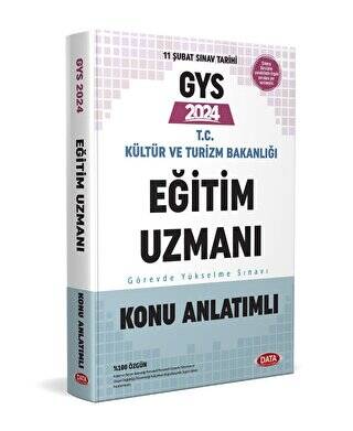 2024 GYS T.C Kültür ve Turizm Bakanlığı Eğitim Uzmanı Görevde Yükselme Onu Anlatımlı - 1