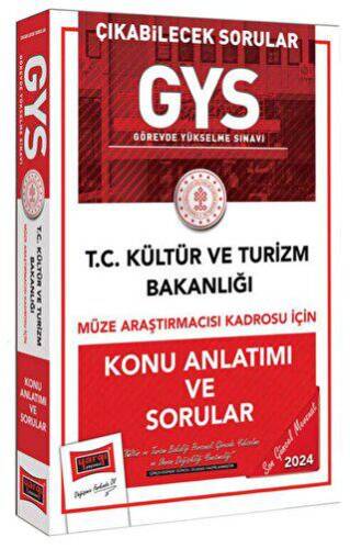 2024 GYS T.C Kültür ve Turizm Bakanlığı Müze Araştırmacısı Kadrosu İçin Konu Anlatımı ve Sorular - 1