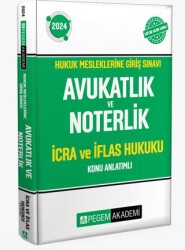 2024 Hukuk Mesleklerine Giriş Sınavı Avukatlık ve Noterlik İcra ve İflas Hukuku Konu Anlatımlı - 1