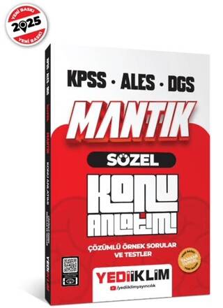 2025 KPSS - ALES - DGS Sözel Mantık Konu Anlatımı - 1