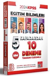 2024 KPSS Eğitim Bilimleri 5 Kafadardan Tamamı Çözümlü 10 Deneme - 1