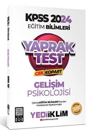 KPSS Eğitim Bilimleri Gelişim Psikolojisi Çek Kopart Yaprak Test - 1