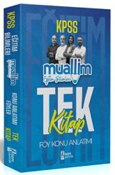 KPSS Eğitim Bilimleri Muallim Konu Anlatımı Föy Tek Kitap - 1