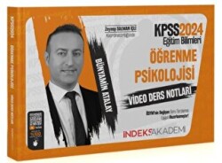 2024 KPSS Eğitim Bilimleri Öğrenme Psikolojisi Video Ders Notları - 1