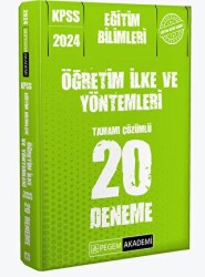 2024 KPSS Eğitim Bilimleri Öğretim İlke ve Yöntemleri 20 Deneme - Pegem Akademi Yayıncılık