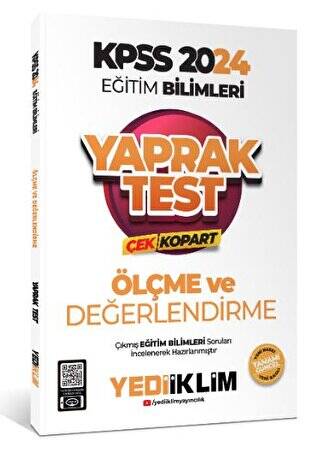 KPSS Eğitim Bilimleri Ölçe ve Değerlendirme Çek Kopart Yaprak Test - 1