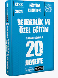 2024 KPSS Eğitim Bilimleri Rehberlik ve Özel Eğitim 20 Deneme - Pegem Akademi Yayıncılık