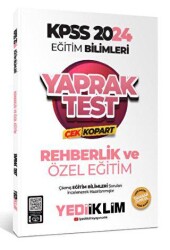 KPSS Eğitim Bilimleri Rehberlik ve Özel Eğitim Çek Kopart Yaprak Test - 1