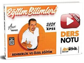 2024 KPSS Eğitim Bilimleri Rehberlik ve Özel Eğitim Video Ders Notları - 1