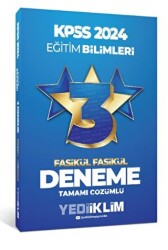 2024 KPSS Eğitim Bilimleri Tamamı Çözümlü 3 Yıldız Fasikül Deneme - 1