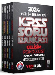 2024 KPSS Eğitim Bilimleri Tamamı Çözümlü Soru Bankası Modüler Set - 1