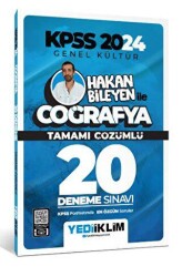 2024 KPSS Genel Kültür Hakan Bileyen ile Coğrafya Tamamı Çözümlü 20 Deneme - 1