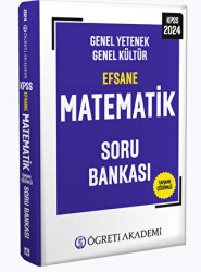 2024 KPSS Genel Yetenek Genel Kültür Efsane Matematik Soru Bankası - 1