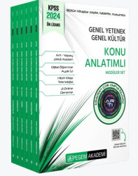 2024 KPSS Ön Lisans Konu Anlatımlı Modüler Set Genel Yetenek Genel Kültür 6 Kitap - 1