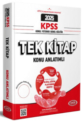 2025 KPSS Genel Yetenek - Genel Kültür Tek Kitap Konu Anlatımlı - 1
