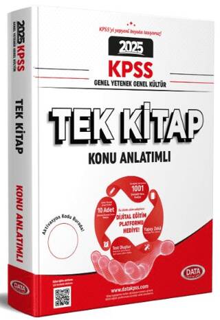 2025 KPSS Genel Yetenek - Genel Kültür Tek Kitap Konu Anlatımlı - 1