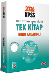 2025 KPSS Genel Yetenek - Genel Kültür Tek Kitap Konu Anlatımlı - Data Yayınları