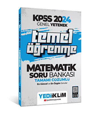2024 KPSS Genel Yetenek Matematik Temel Öğrenme Tamamı Çözümlü Soru Bankası - 1