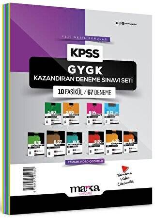 2025 KPSS GYGK Kazandıran Deneme Sınavı Seti 10 Fasikül 67 Deneme - 1