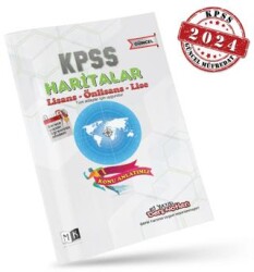 2024 KPSS Haritalar El Yazısı Ders Notları Kitabı - 1