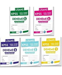 KPSS Lisans Genel Yetenek Genel Kültür 5 li Deneme Paketi - 1